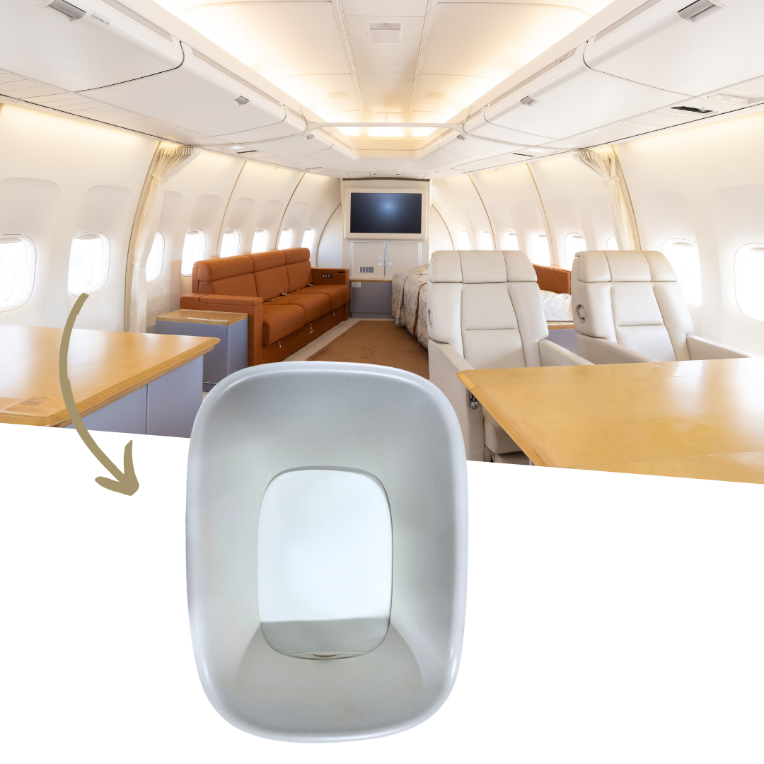 航空機部品 ボーイング747？窓 Japanese Air Force One WINDOW FRAME
