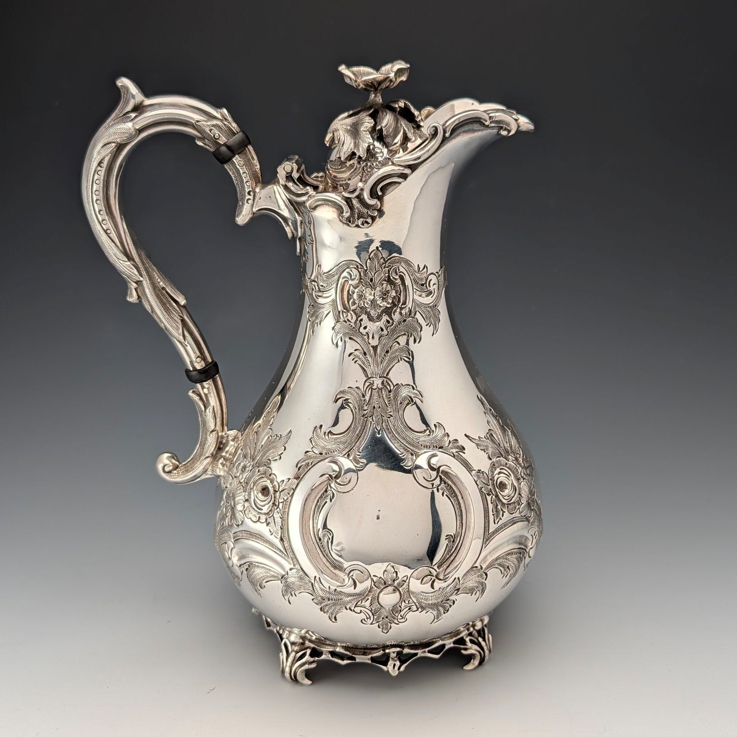 イギリス アンティーク 純銀製 べっ甲蓋 香水瓶 ホールマーク有