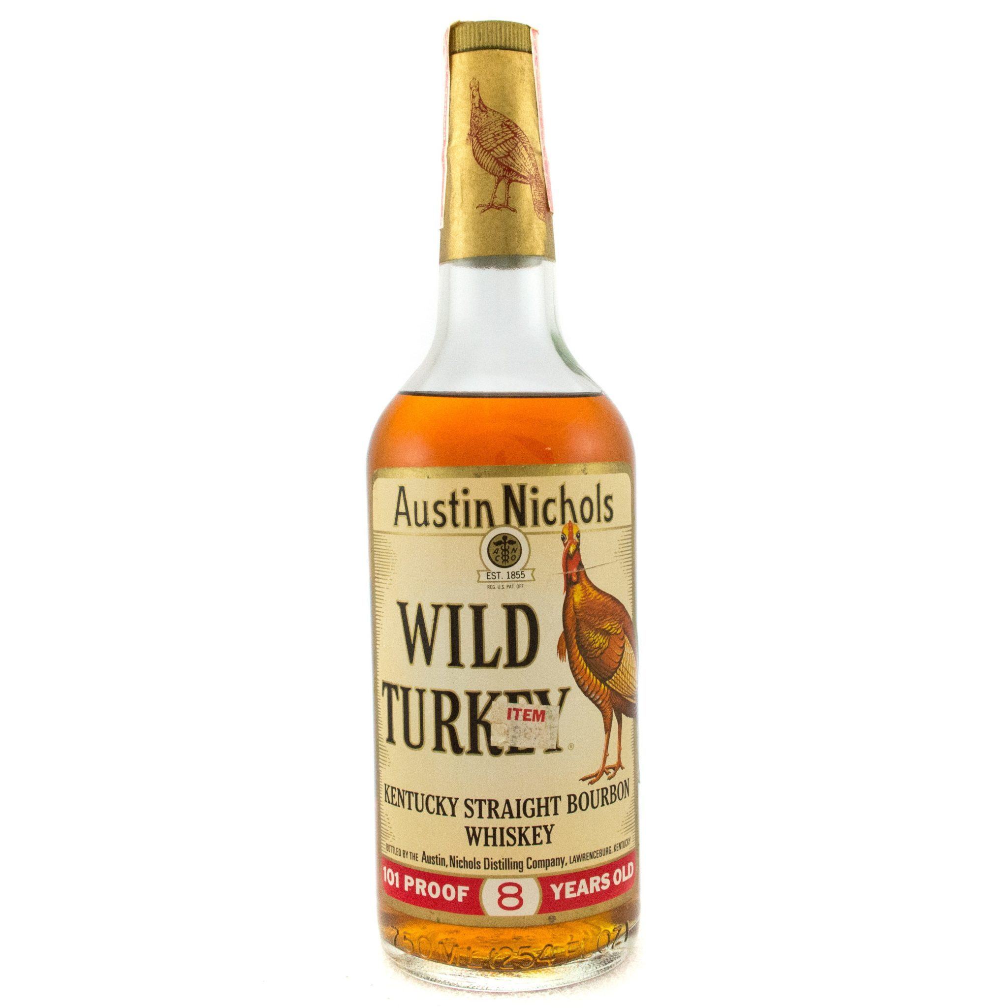 Buy Wild Turkey 8 Years Old 1970's Era Excellent Tax Strip Online