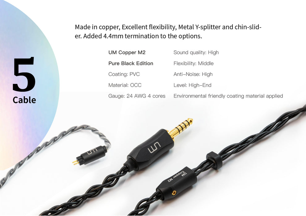 Unique Melody X PWAudio Copper M2 cable — MusicTeck
