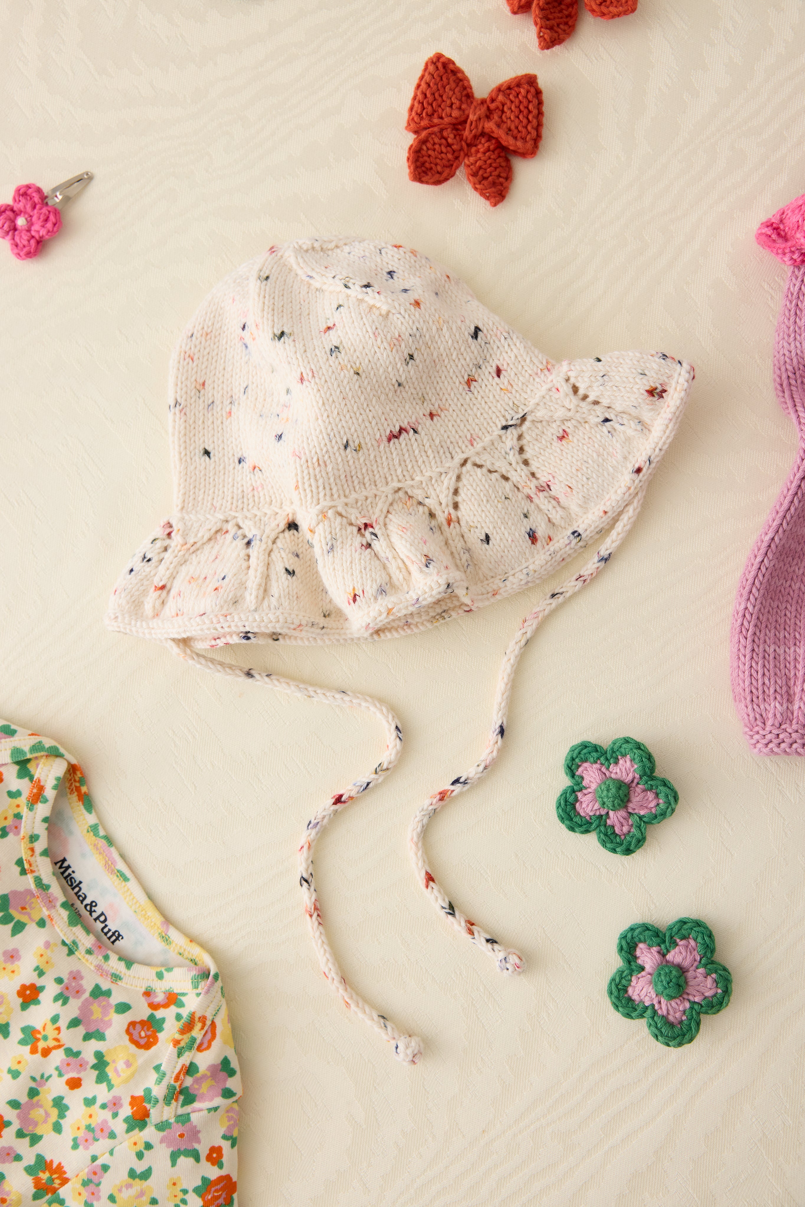 帽子 25ss Starling Sunhat / Picnic Confetti Baby Starling Sunhat