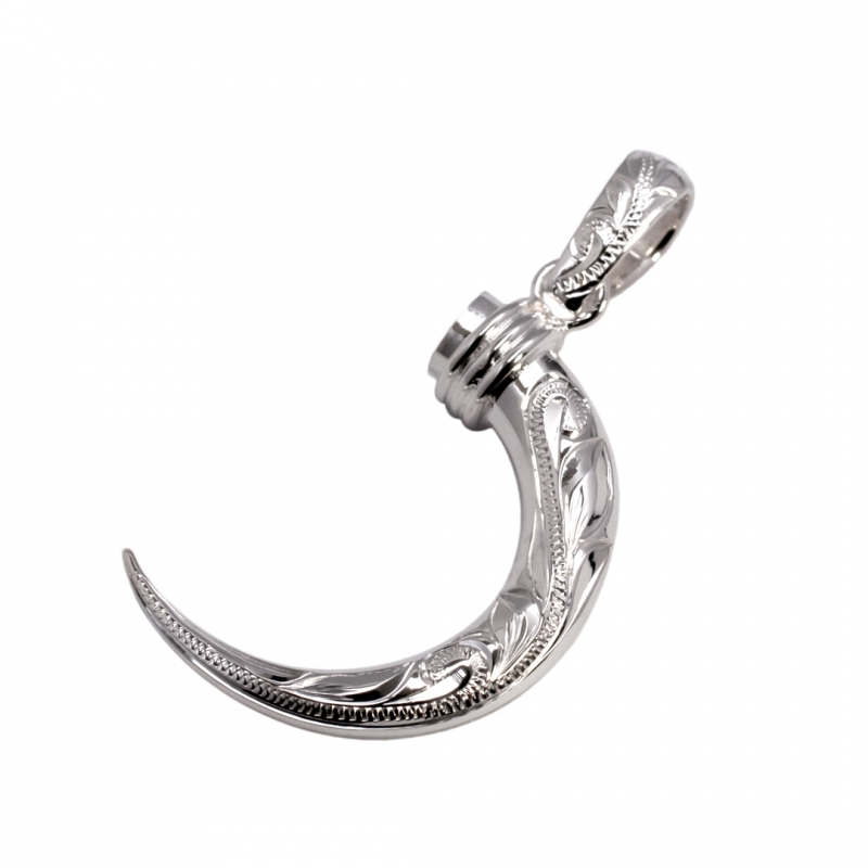 ハワイアンジュエリー/Silver925/horn pendant/large | ハワイアン