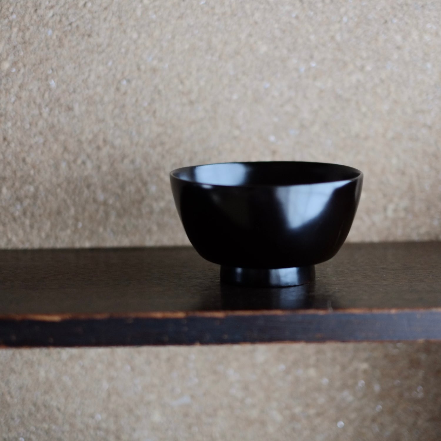 艶消漆】時代 輪島塗布着堅地 四つ椀 (明治時代) – 逢季荘