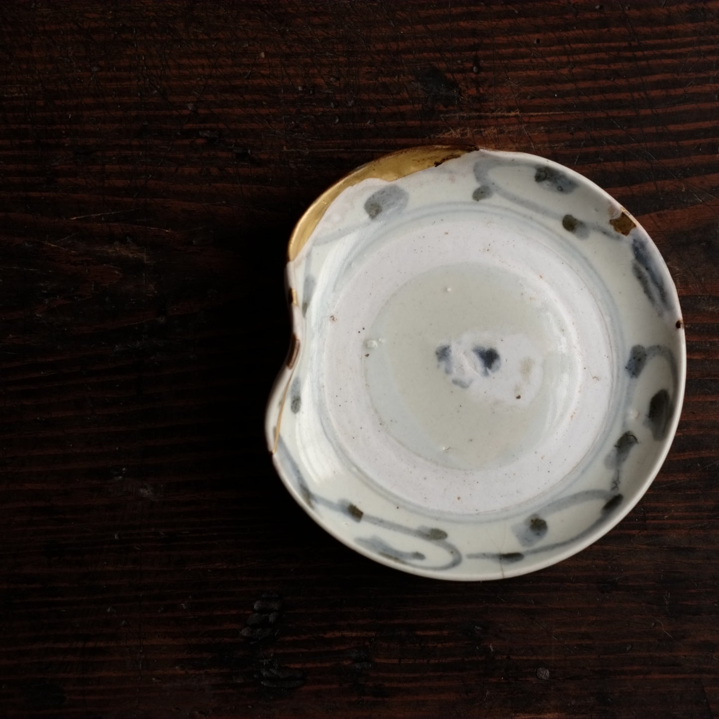 古伊万里 波佐見焼 くらわんか平皿 (江戸中-後期) – 逢季荘