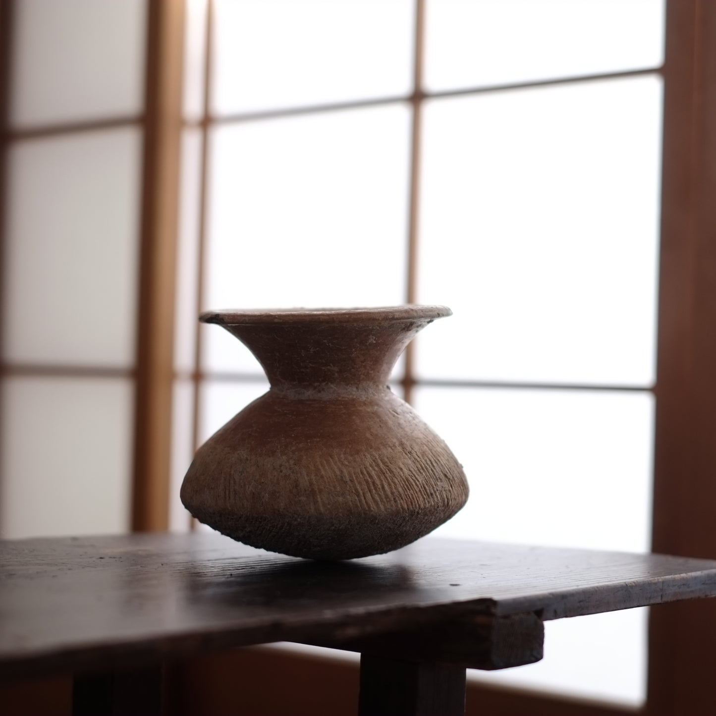 赤色磨研広口壺 バンプラサート土器 (紀元前500〜紀元後300年頃) – 逢季荘