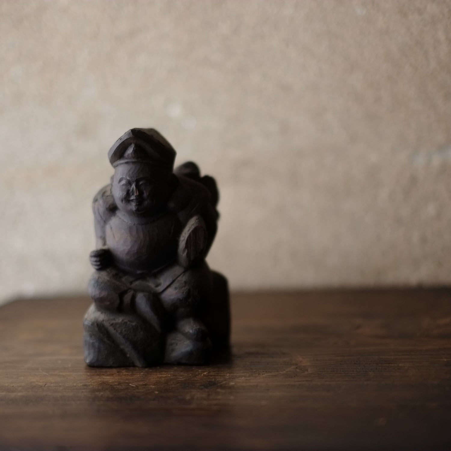 時代 木彫 恵比寿像 （江戸時代） – 逢季荘