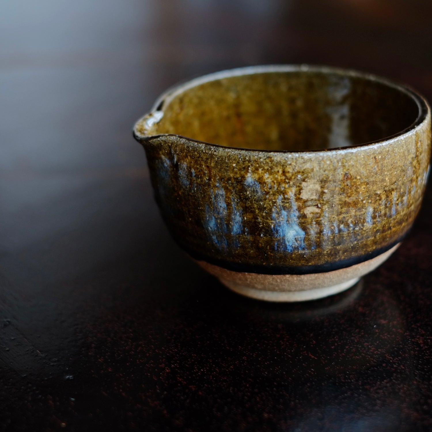 松代焼褐釉白彩徳利江戸時代後期〜明治時代頃