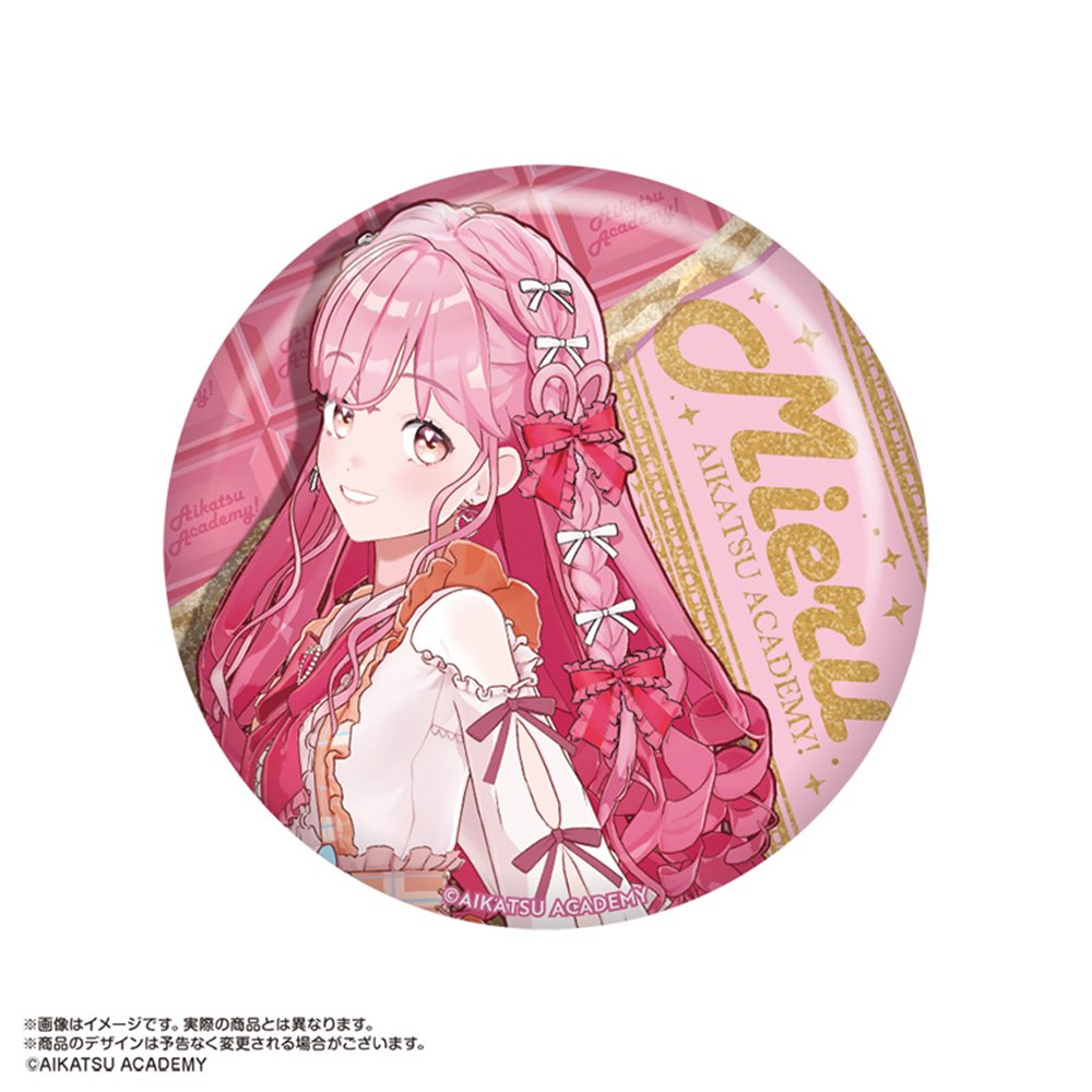 アイカツ アニONカフェ 白銀リリィ マグネットバッジ マグバッジ
