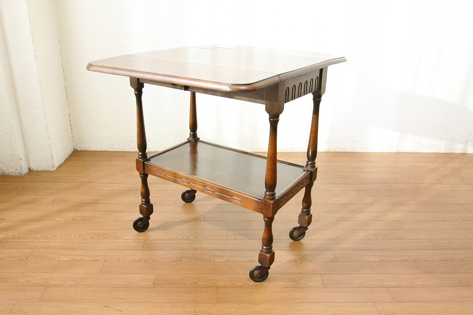 オーク バタフライキッチンワゴン｜アンティーク家具・照明の専門店