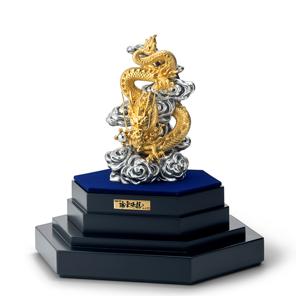 銅 細工 竜 干支竜 商売繁盛 家庭 事務 風水 開運 招財 置物 工芸品