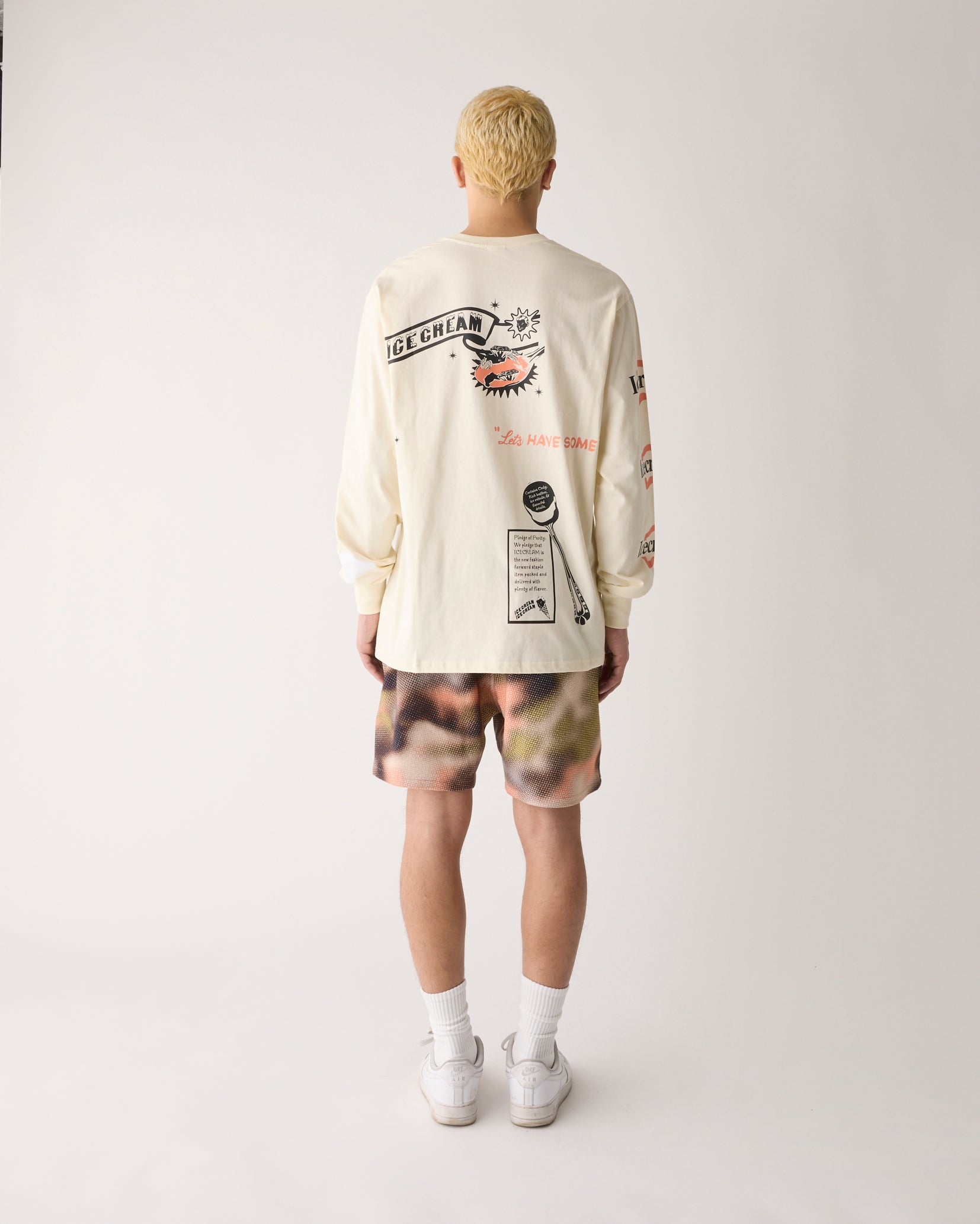 FACT Tシャツ Lサイズ クリーム色 FACT Tシャツ Lサイズ クリーム色