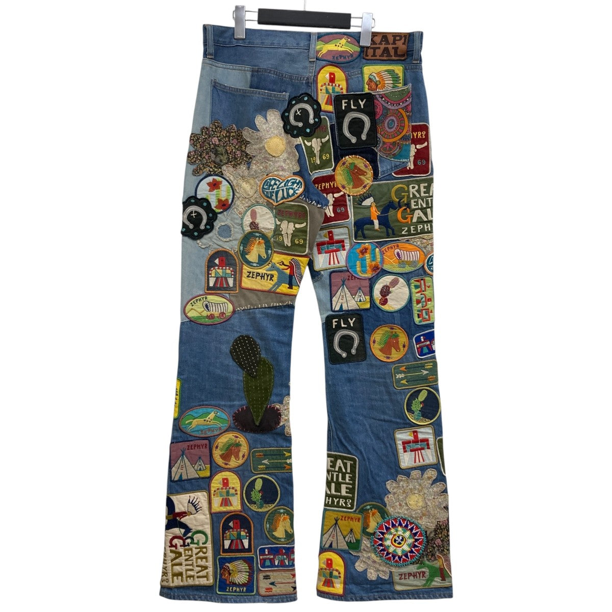 美品 00 キャピタル KAPITAL アミッシュパンツ パッチワーク KAPITAL