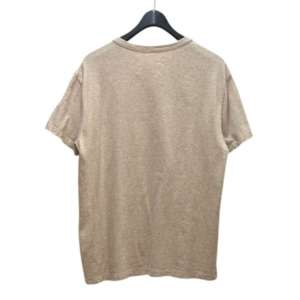 Maison Margiela(メゾンマルジェラ) ロゴ刺繍T ベージュ サイズ 46