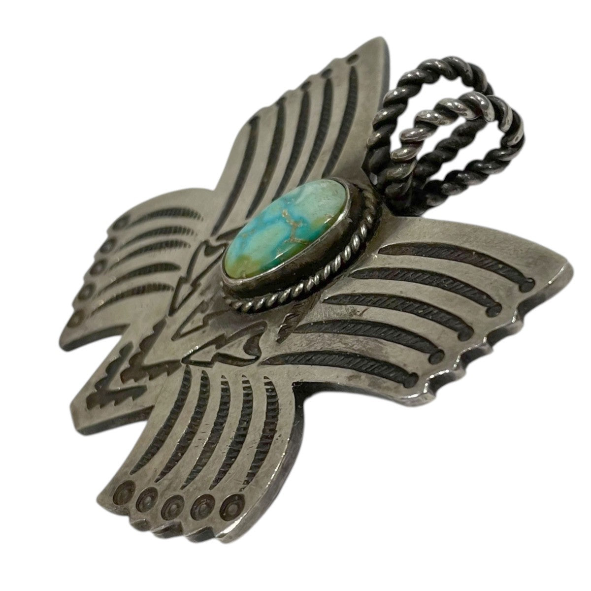 新品 インディアンジュエリー ターコイズ ペンダントトップ 故ゲイリー