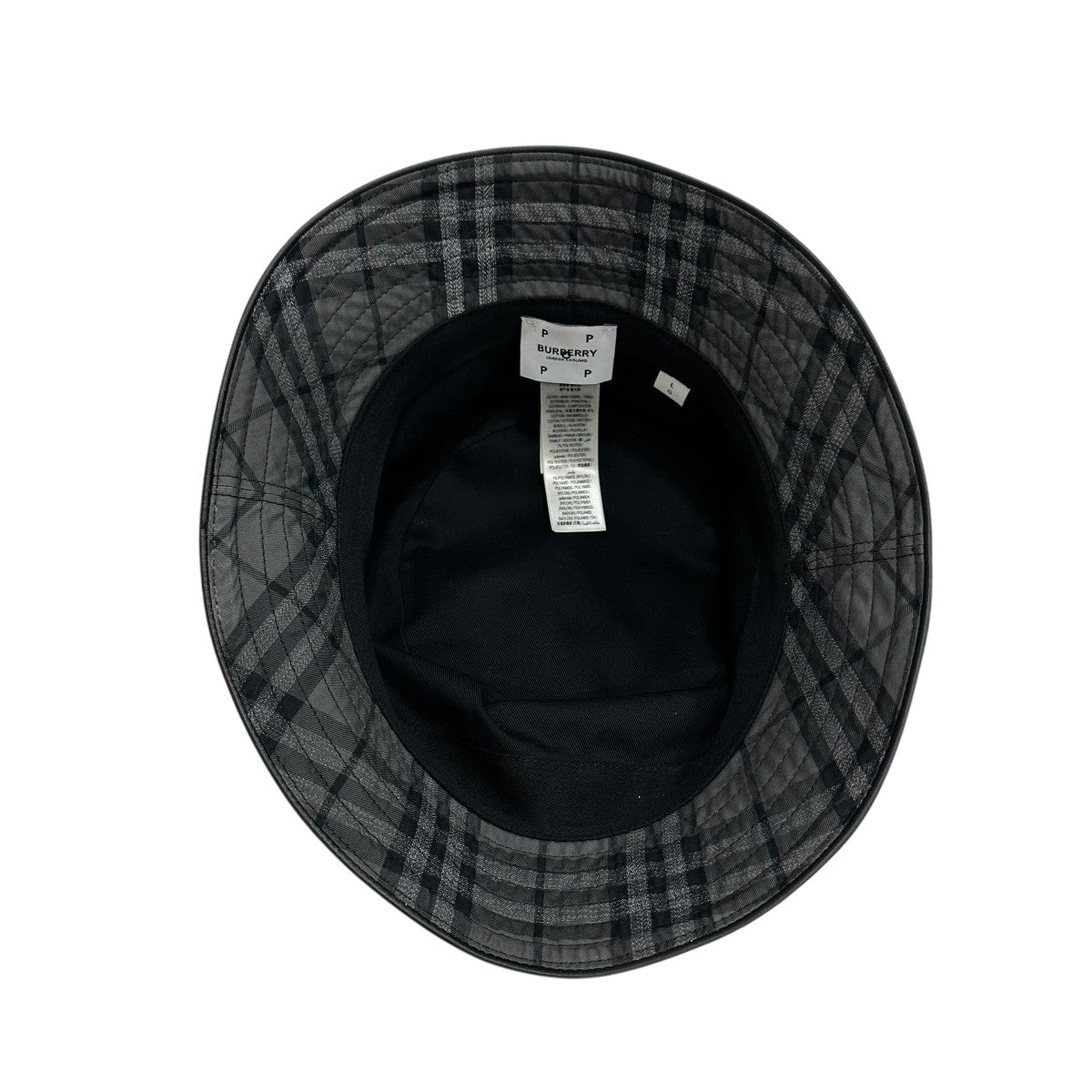 BURBERRY(バーバリー) チェックバケットハット8057102 8057102 グレー