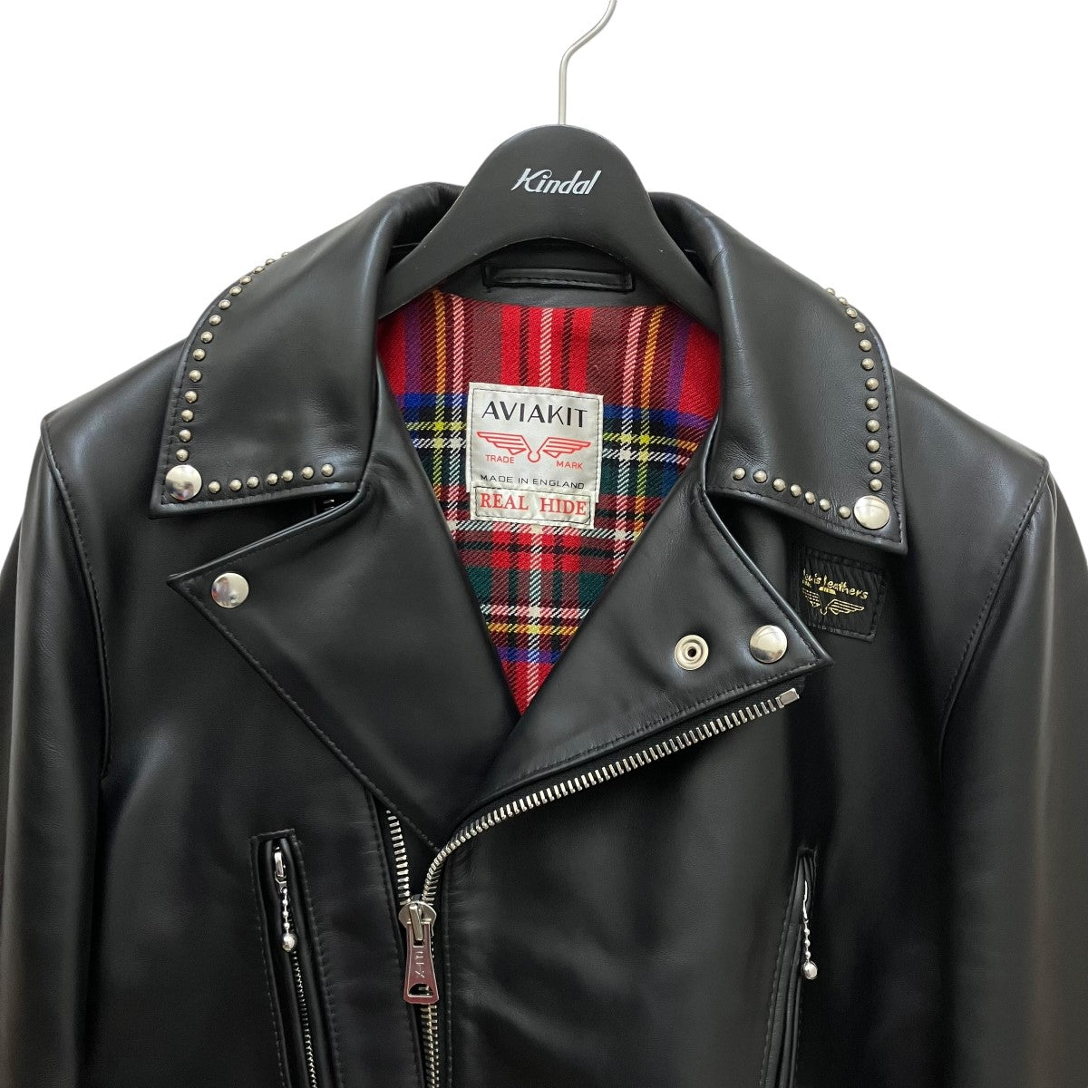 Lewis Leathers × HYSTERIC GLAMOUR / シングルライダースジャケット/M