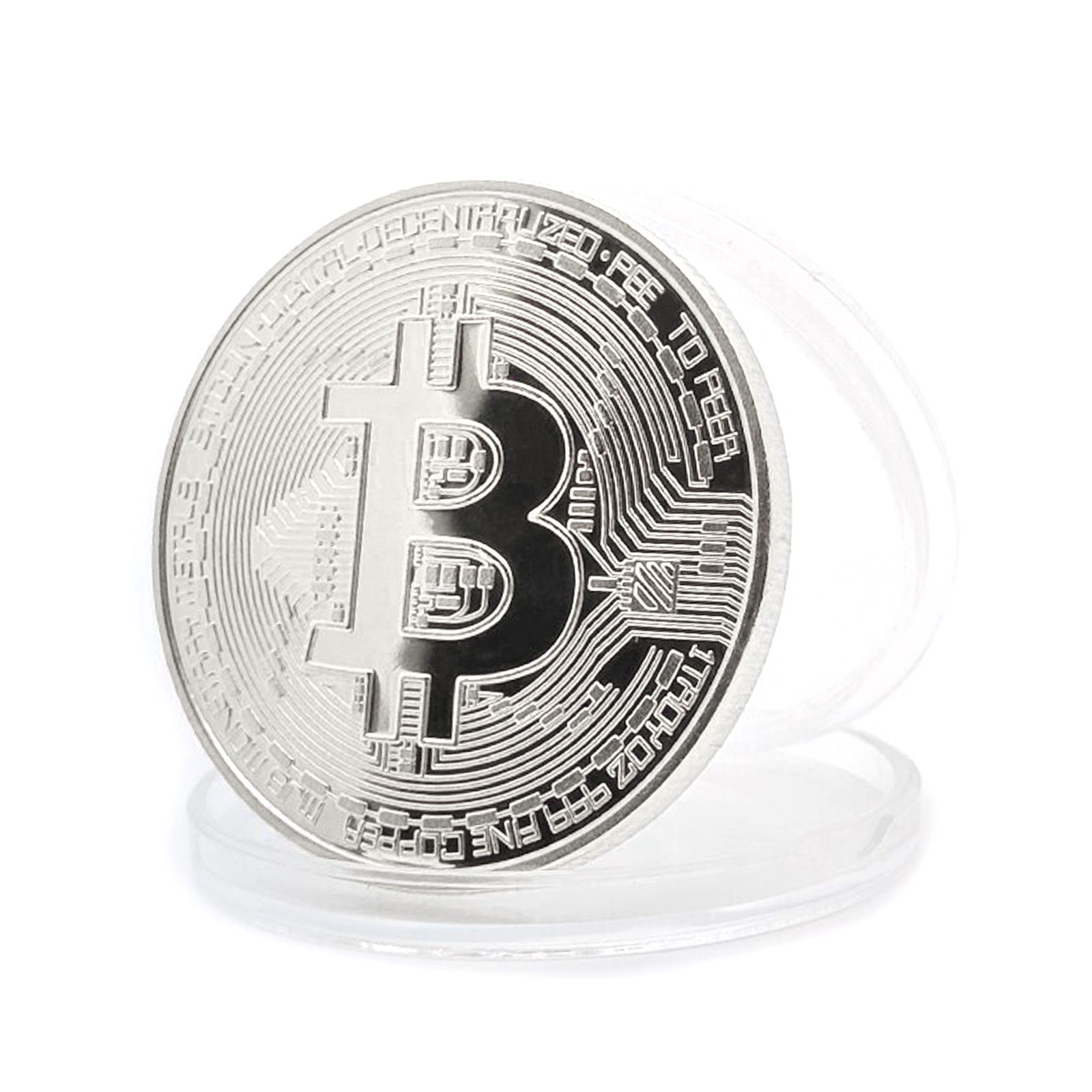 楽天市場】ビットコイン シルバー 仮想通貨 銀貨 : スリーセブン