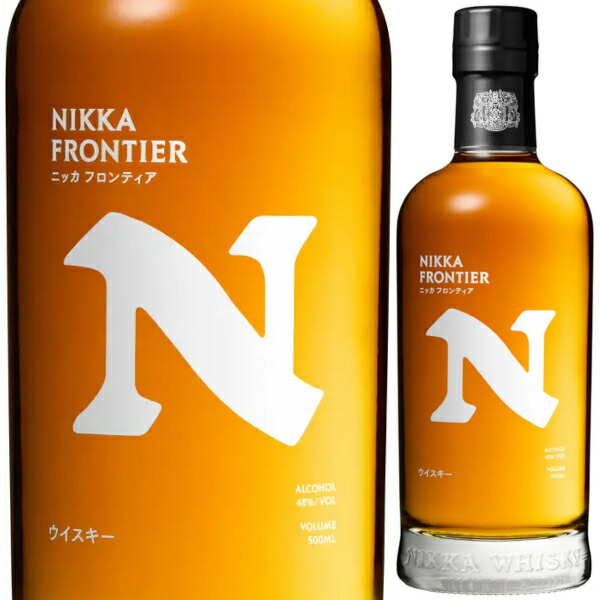 楽天市場】ニッカ フロンティア 500ml×12本(1ケース) 48% ブレンデッド