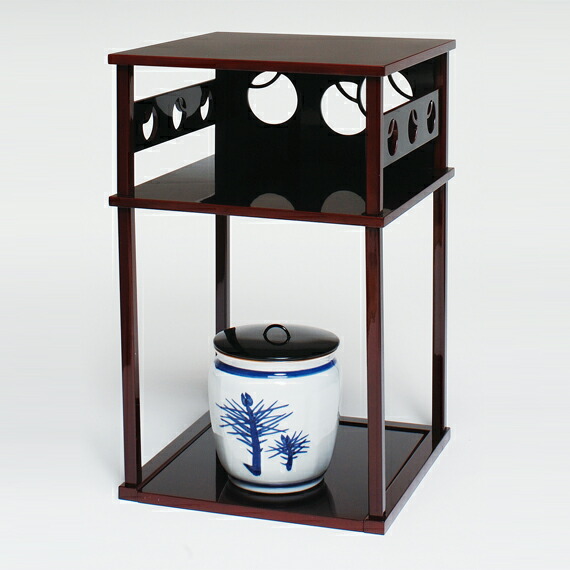 楽天市場】茶道具 つぼつぼ棚 円能斎好写 裏千家 送料無料