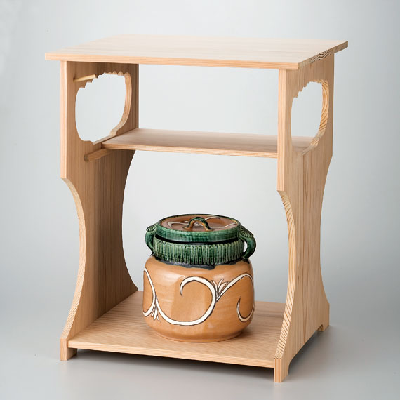 茶道具 三木町棚 江岑好写 小林幸斎 棚 卓 表用江