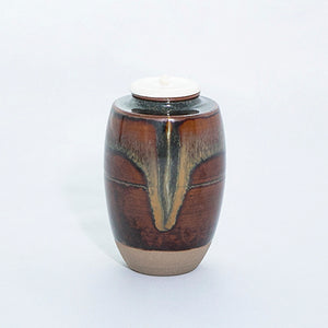 高取肩衝茶入 – 高取焼本家味楽窯オンラインショップ