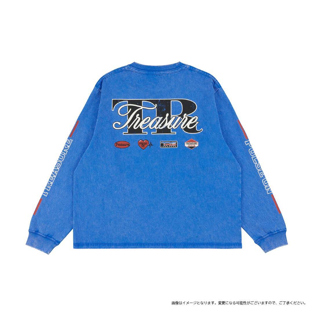 buddix ロゴT ブルー Мサイズ ロングスリーブT buddix ロゴT ブルー М