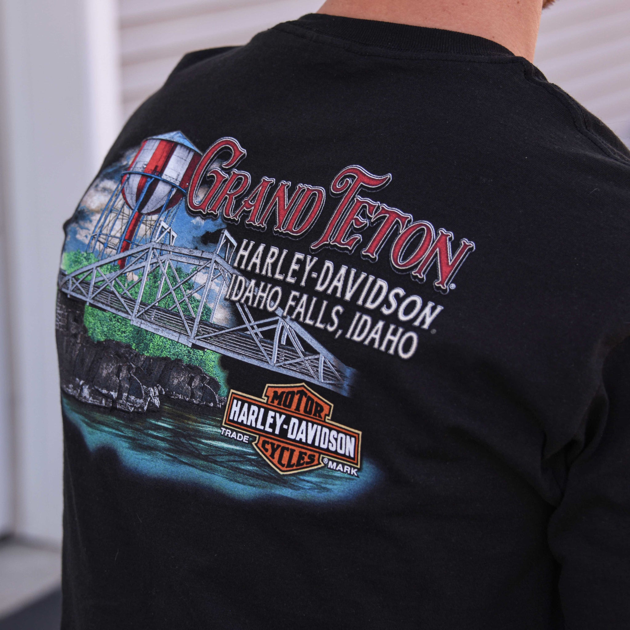 Grand Teton Harley-Davidson Full Throttle T-Shirt w/ Water Tower