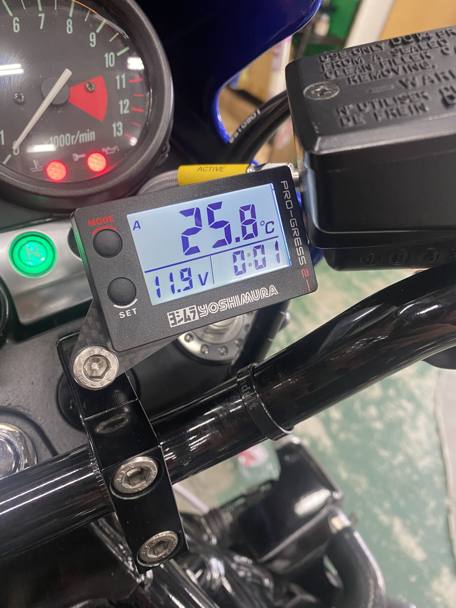 即納 ZRX1100 ZRX1200 ダエグ ヨシムラ プログレス2 油温計