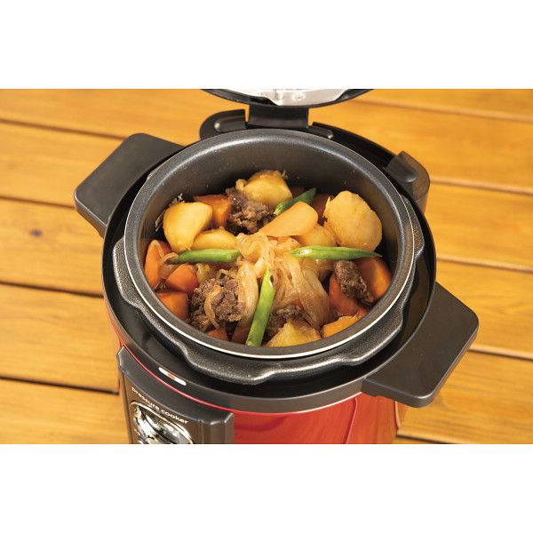 リブセトラ 電気圧力鍋（1．2l）レッド | シャディギフトモール