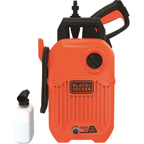 ブラック＋デッカー スリム高圧洗浄機オレンジ＆ブラック | シャディ
