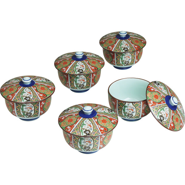 波佐見焼 錦古伊万里様式 汲出5客揃 | シャディギフトモール