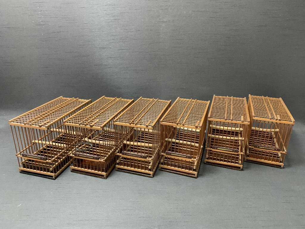 鳥かご メジロ籠 竹製 レトロな鳥かご・メジロ籠買いました。 - 芝田美術