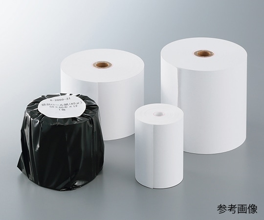 TANOSEE 感熱レジロール紙 中保存 幅80×直径71mm×長さ63m 厚み約0.065