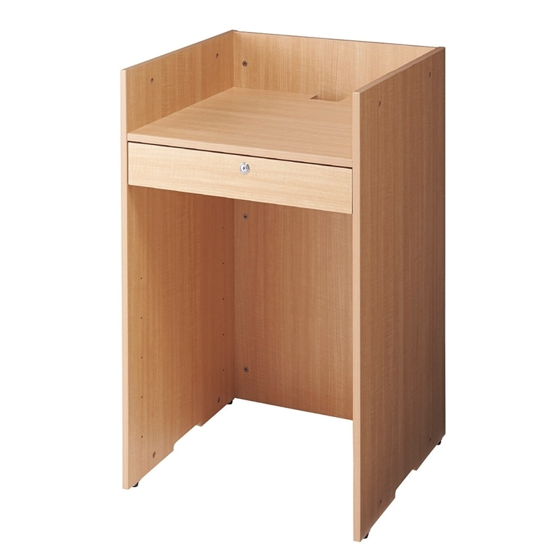 ストア・エキスプレス 木製レジ台 エクリュ 61-427-45-1 1台（ご注文