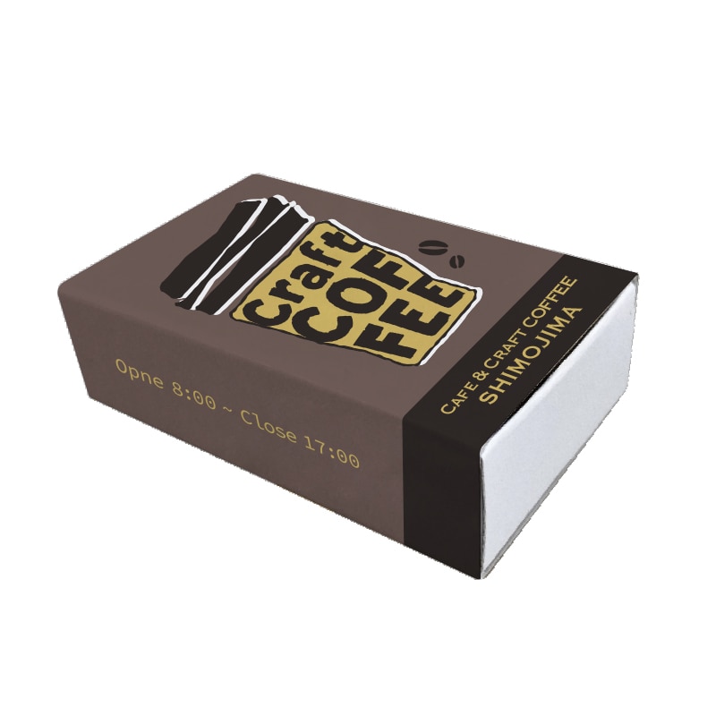 オリジナル印刷】ボックスマッチ 並型 1～2色印刷 2500個 包装用品