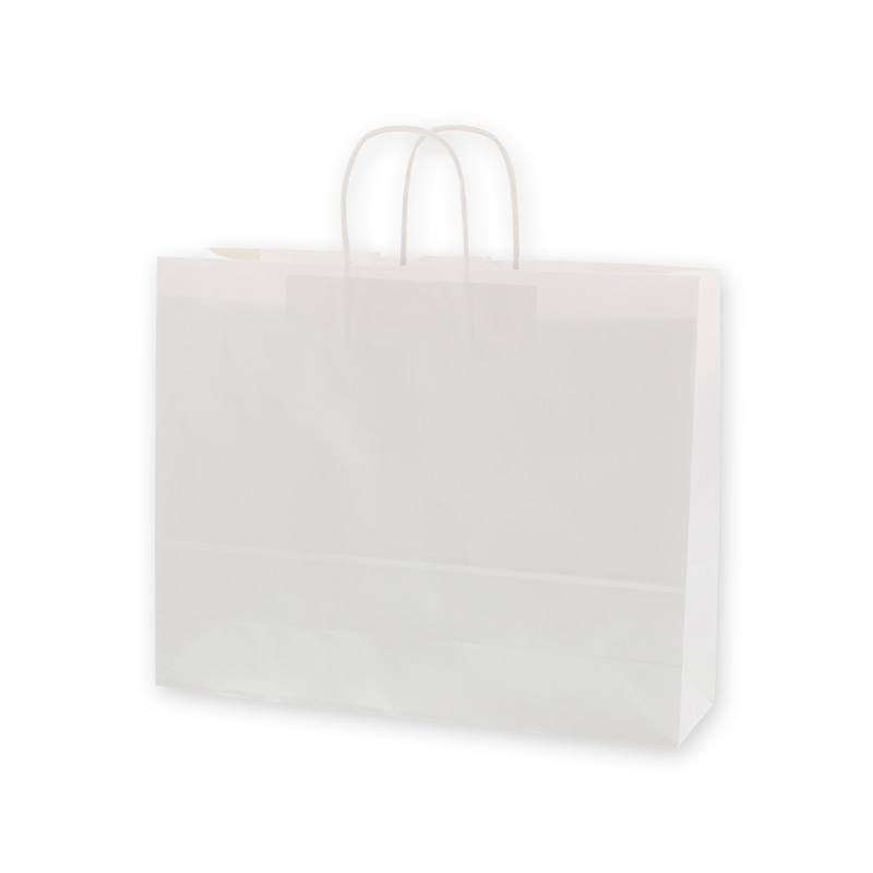 HEIKO 紙袋 25チャームバッグ 25CB 41-1 白無地 50枚/袋 003288000