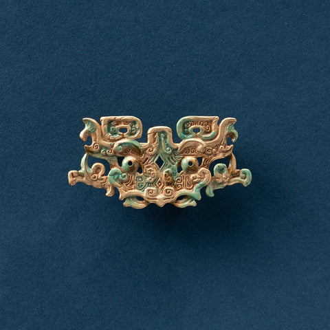 十二国記」ブローチ 麒麟・楽俊・蠱雕 3点セット 十二国