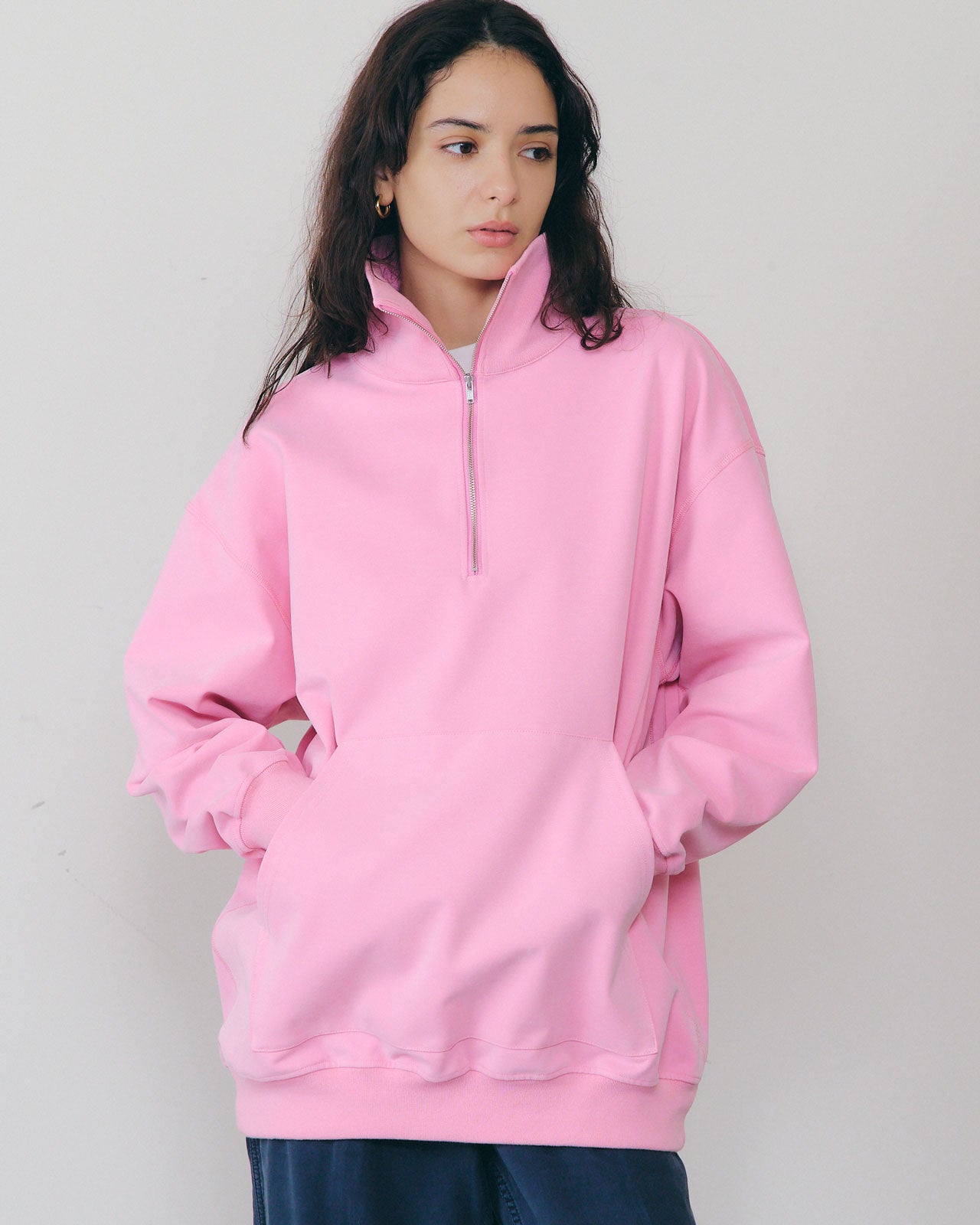 FIBRIL TWILL HALF ZIP – Shinzone