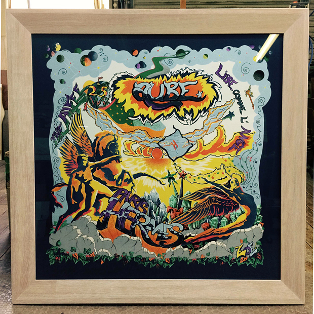 おさかなさん エルメススカーフ額装 エルメス スカーフ額装 - 白山木工