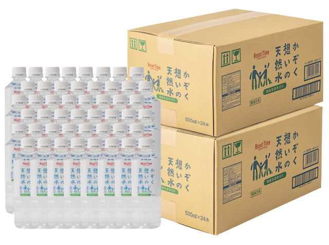 島根発】かぞく想いの天然水 1セット計48本（500ml×