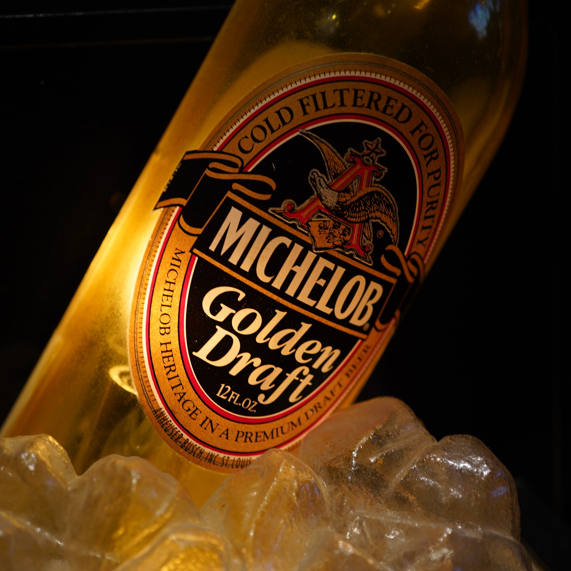 ☆85年製 ミケロブ MICHELOB ライトアップサイン 動作品☆ビンテージ