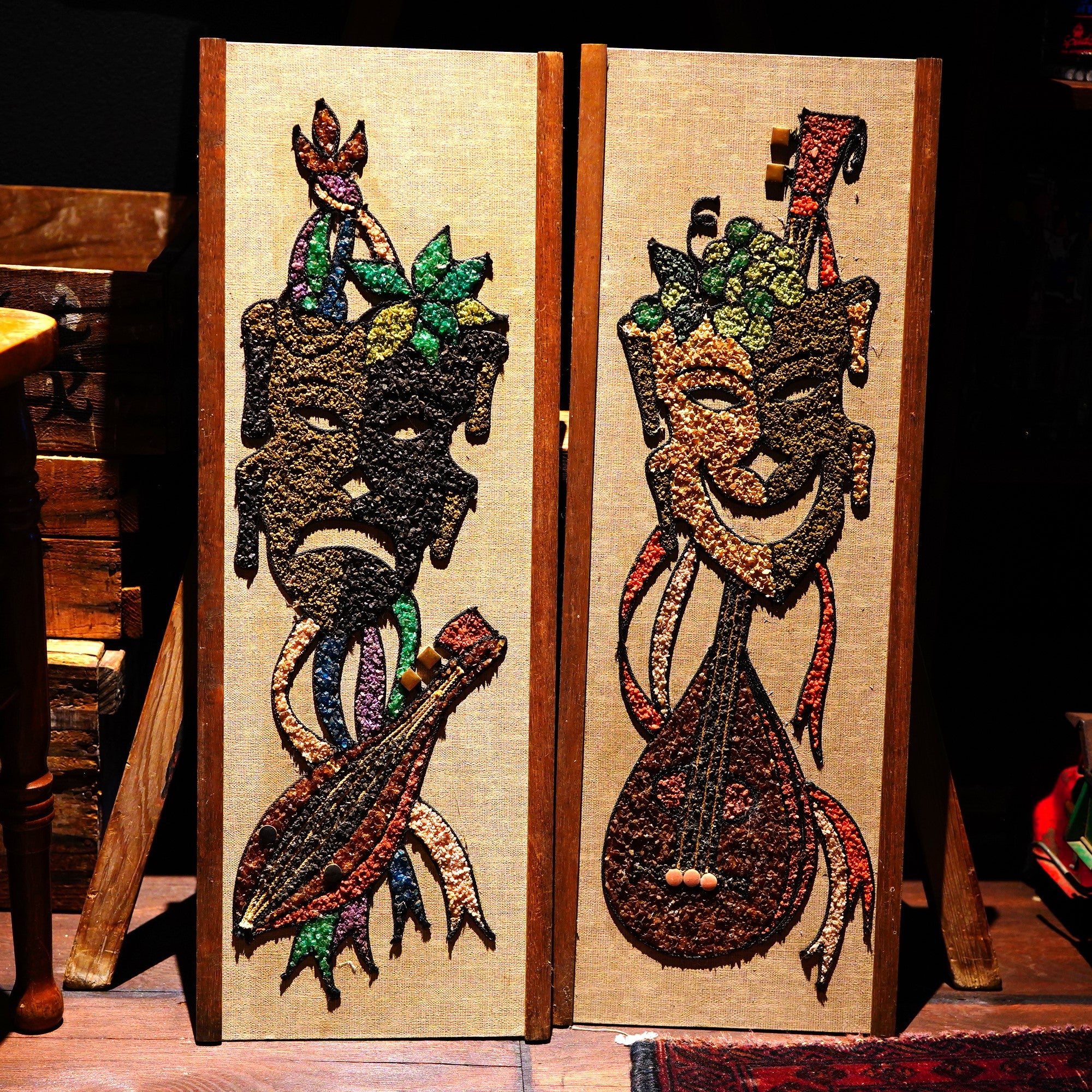 TwoFace 悪魔 ミッドセンチュリー ウォールデコ 壁掛け ビンテージ