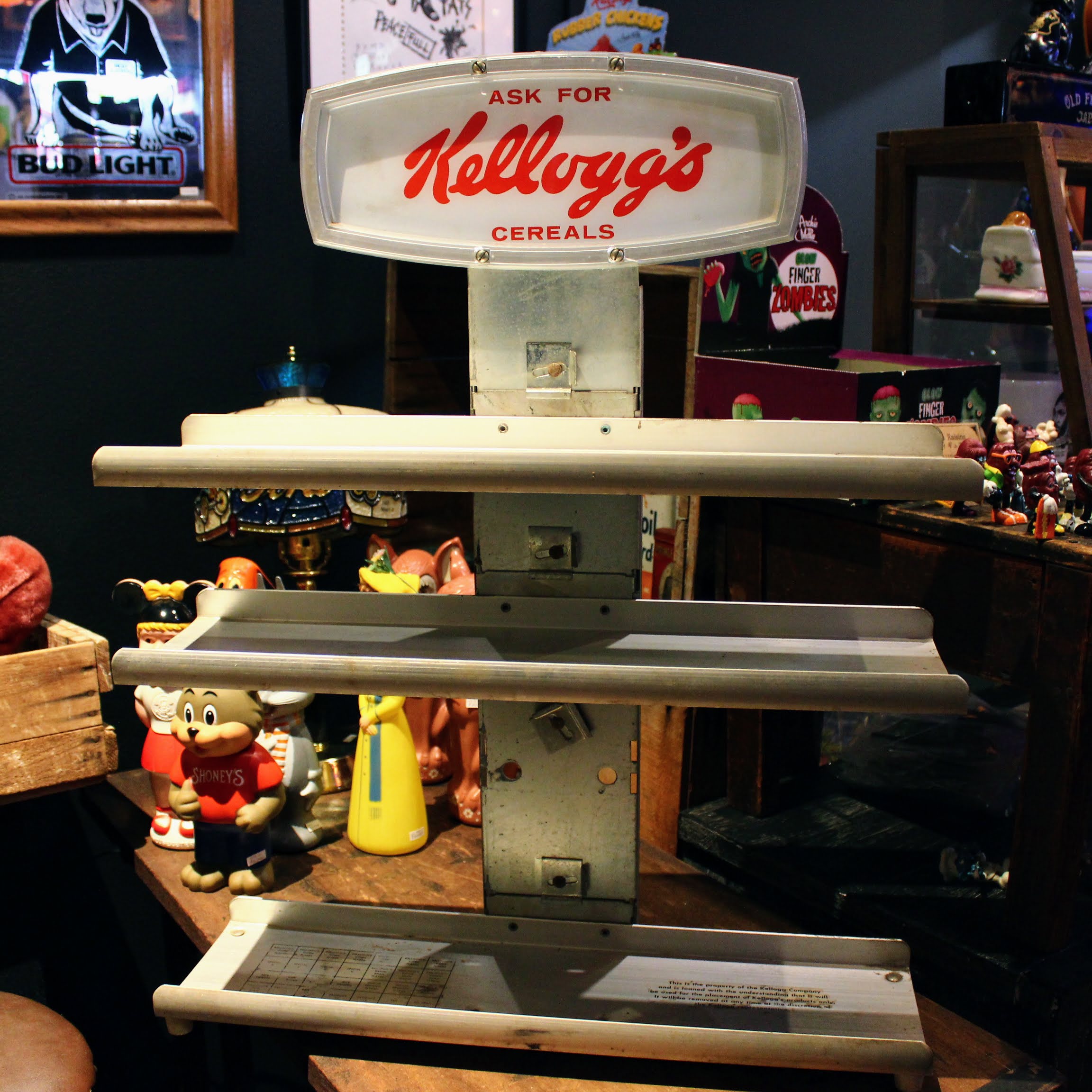 レア！ 50年代 ケロッグ コーネリアス シェルフ ストアディスプレイ