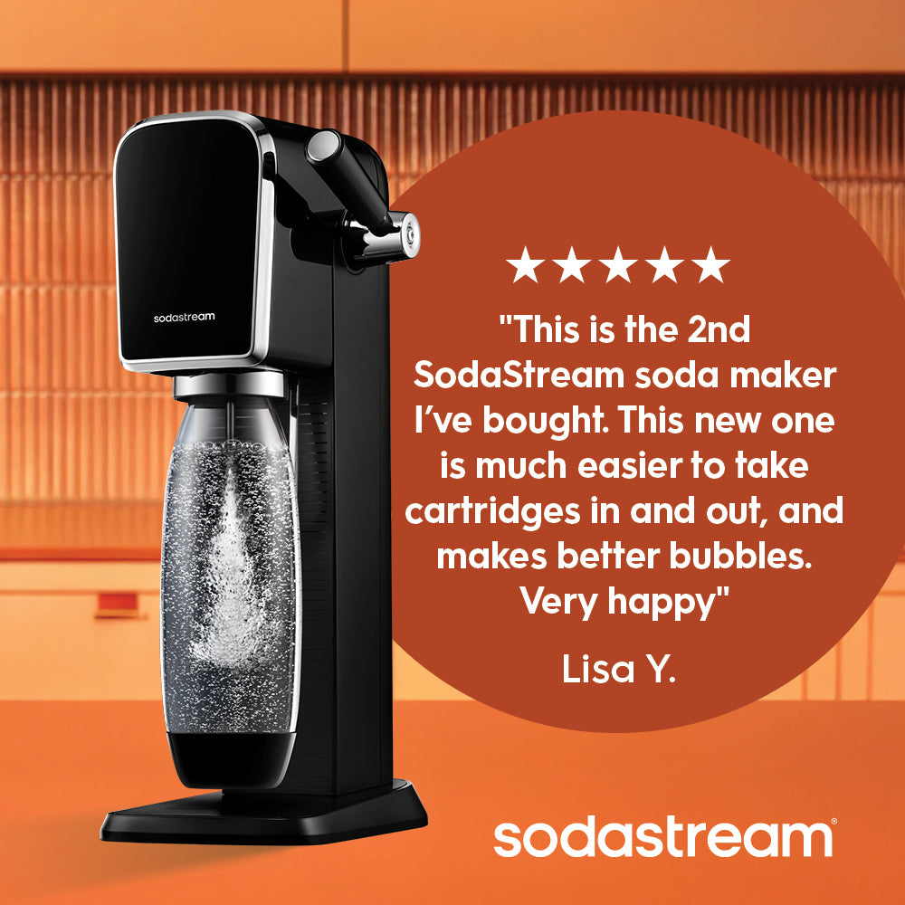 SodaStream Art Sparkling Water Maker + Quick Connect Cylinder