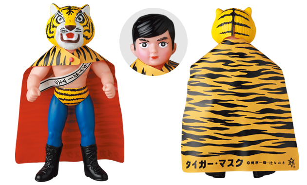 新品未開封 メディコムトイ タイガーマスク ミスターシャドー ソフビ