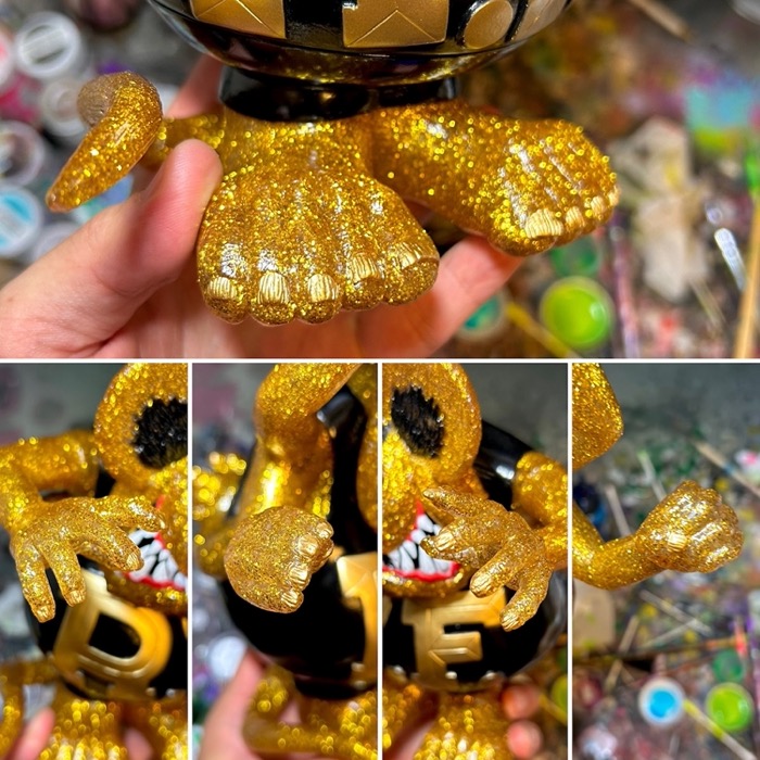 BlackBook ToyとMxMxMのコラボ「Asura Rat Fink」に新色「Gold Glitter