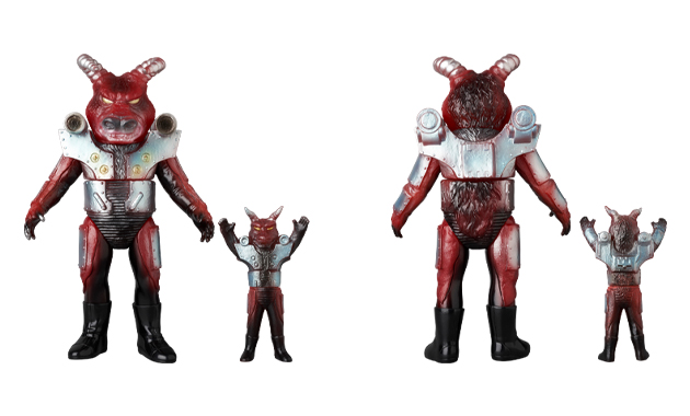 東映レトロソフビコレクション ギャバン シャリバン 蒸着！ 赤射