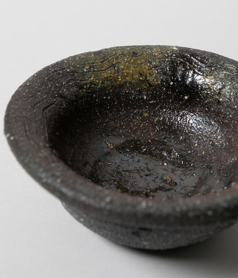 まる 國吉清尚 作 焼締カップ 國吉清尚作 焼き〆マグカップ 國吉清尚作