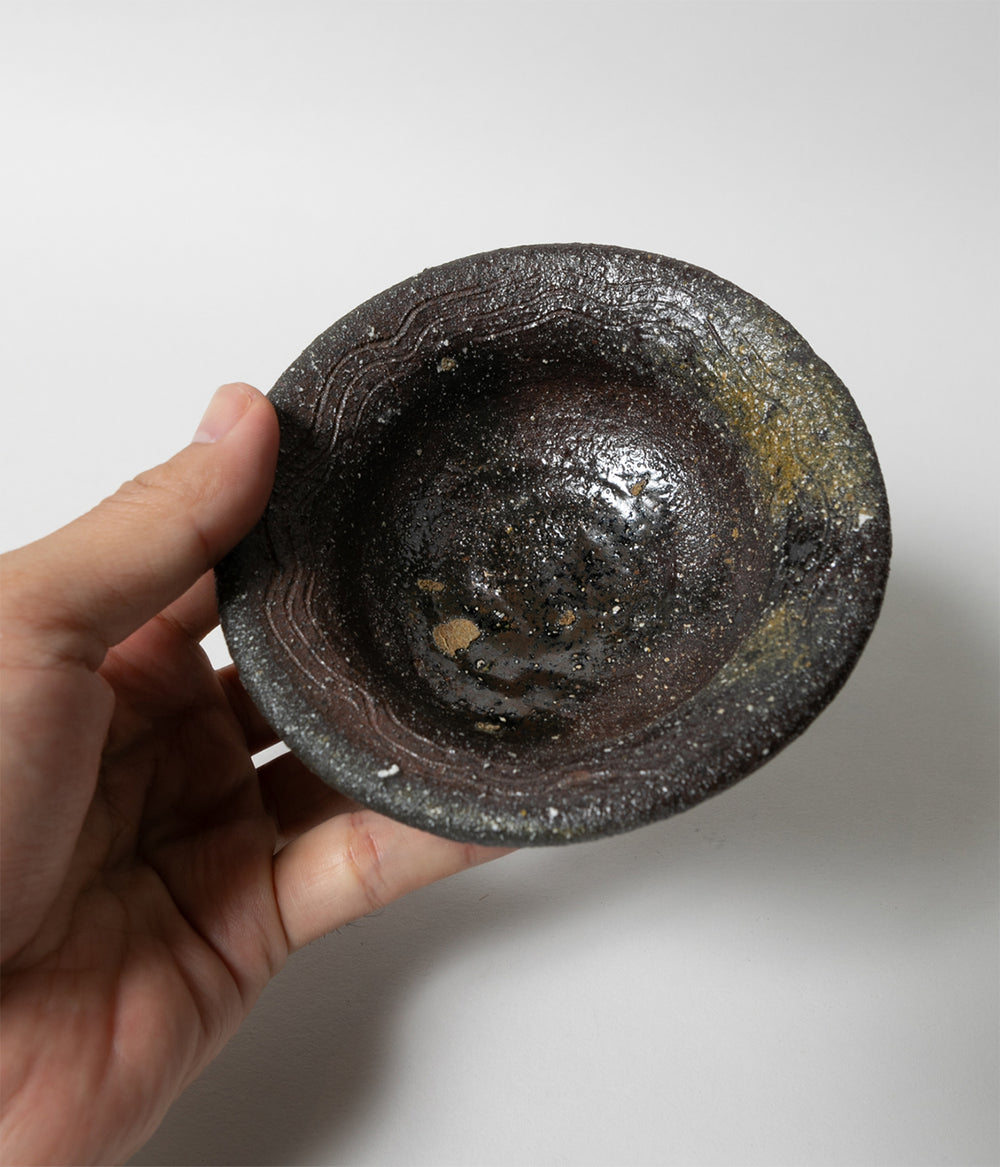 まる 國吉清尚 作 焼締カップ 國吉清尚