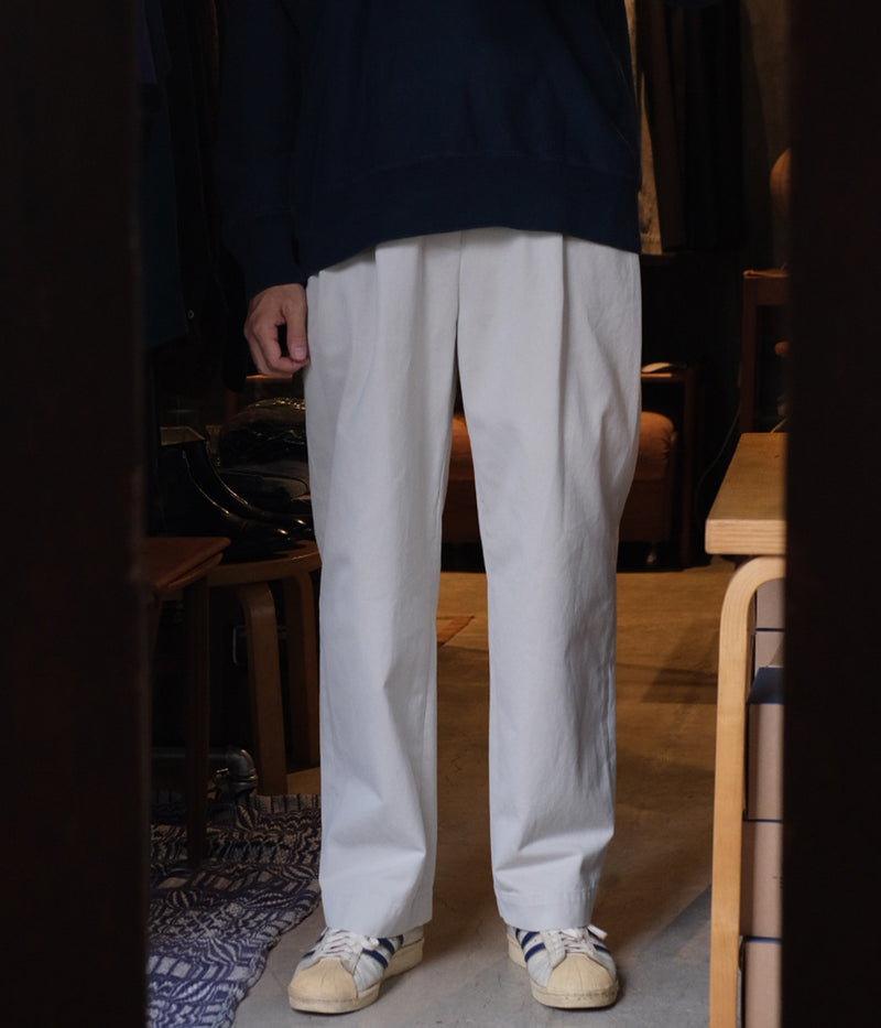 A.PRESSE Type.1 Chino Trousers 2 ecru A.PRESSE 